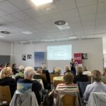 Büchereileiterin Dajana Stolz stellte im Rahmen der Bürgerwerkstatt zum Thema 'Raumbörse' die Stadtbücherei als "Dritten Ort" für bürgerschaftliches Engagement vor. © Stadt Ratzeburg
